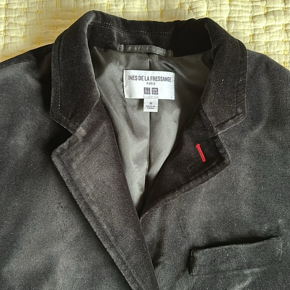 Ines de la Fressange Velvet Blazer - Picture 2 of 10